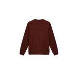 Koton Erkek Regular Fit Uzun Kollu Bisiklet Yaka Baskılı Sweatshirt, Kiremit, L Beden