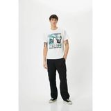 Koton Erkek T-shirt Beyaz 4sam10296hk