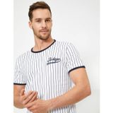 Koton Erkek T-Shirt Tişört,, Mavi (Mavi 01m), S (Üretici Ölçüsü: S)
