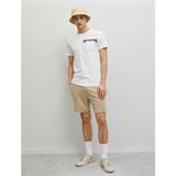 Koton Erkek Yazılı Baskılı T-Shirt Kısa Kollu Pamuklu - XXL - Beyaz