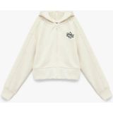 Koton Fermuarlı Kapşonlu Ekru Kız Çocuk Sweatshirt 6WKG10281AK - 7 - 8 Yaş