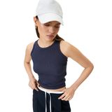 Koton Fitilli Basic Üst Yuvarlak Yaka Viskoz Kumaş Slim Fit