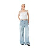 Koton Gipeli Askılı Crop Slim Fit Tişört Bürümcük