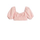 Koton Gipeli Balon Kol Crop Bluz