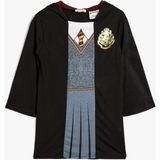 Koton Harry Potter Kostüm Elbise Lisanslı Kapşonlu Baskı Detaylı Uzun Kollu - 4 - 5 Yaş - Siyah