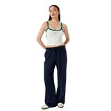 Koton İnce Askılı Biyeli Slim Fit Crop Baskılı Atlet
