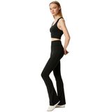 Koton İspanyol Paça Spor Tayt Yüksek Bel Slim Fit