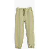 Koton Jogger Pantolon Cep Detaylı Normal Bel Viskon Kumaş Erkek Çocuk 4 - 5 Yaş Günlük Stil - Yeşil