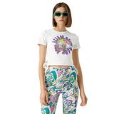 Koton Kadın Baskılı Crop T-shirt