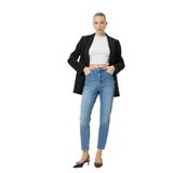Koton Kadın Dar Paça Kot Pantolon, Mom Slim Jeans, Açık İndigo, 27 Beden