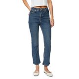 Koton Kadın İspanyol Paça Kot Pantolon Dar Kesim Yüksek Bel Victoria Jean, İndigo (MID), 25W / 32L