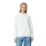 Koton Kadın Kapüşonlu Uzun Kollu Cep Detaylı Sweatshirt L Ekru (010)