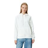Koton Kadın Kapüşonlu Uzun Kollu Cep Detaylı Sweatshirt XS Ekru (010)