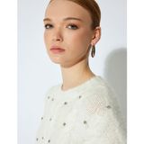 Koton Kadın / Kız Ekru Kazak (Model Kodu: 5WAK90626HT010 ) - XL