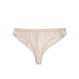 KOTON Kadın Normal Bel Kumaş Detaylı Brief Külot, Gri (035), XS