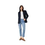 Koton Kadın Slim Fit İndigo Denim Pantolon, Yüksek Bel, Dar Paça, 28/32 Beden