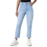 Koton Kadın Yüksek Bel Kot Pantolon Hafif Dar Paça - Mom Slim Jeans İndigo, 26W/32L
