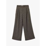 Koton Kahverengi Kadın Loose Fit Kaz Ayağı Pantolon 6WAK40042EW