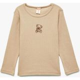 Koton Kahverengi Kız Bebek Sweatshirt 6WMG10062AK - 3 - 4 Yaş