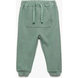Koton Kanguru Cepli Beli Lastikli Pamuklu Jogger Yeşil Erkek Bebek Eşofman Altı 6WMB40020TK - 24 - 36 Ay - 338-Yeşil