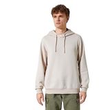 Koton Kapüşonlu Uzun Kollu Sweatshirt, Erkek, Bej, XL