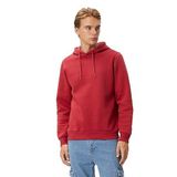 Koton Kapüşonlu Uzun Kollu Sweatshirt, Erkek, Bordo, L