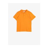 Koton Kids Erkek Çocuk Polo Yaka Pamuklu Dügmeli Kisa Kollu Tisört 0YKB16554TK