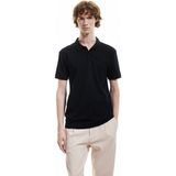 Koton Kısa Kollu Pamuklu Pike Kumaş Polo Yaka Slim Fit Tişört - Siyah - 2XL