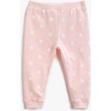 Koton Kız Bebek Eşofman Alt Pembe Desenli 2KMG49247OK - 1 - 1,5 Yaş