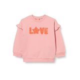 Koton Kız Bebek Love Baskılı Fırfırlı Sweatshirt