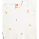 Koton Kız Bebek T-Shirt Ekru 4SMG10089AK - 3 - 4 Yaş