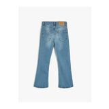 Koton Kız Çocuk Jean Pantolon Açık Indigo 4SKG40079AD