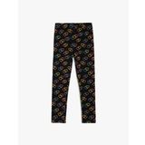 Koton Kız Çocuk Normal Bel Kalp Baskılı Normal Paça Tayt 4/5 Yaş Siyah pattern (BDL)
