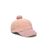 Koton Kız Çocuk Peluş Cap Şapka Ponpon Detaylı, Pembe (265), Tek Beden