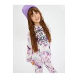 Koton Kız Çocuk Sweatshirt, Pembe Desenli, 6-8 Yaş