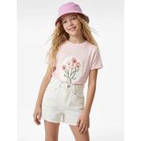 Koton Kız Çocuk T-Shirt 6SKG10549AK Pembe