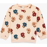 Koton Kız Çocuk Uzun Kollu Pamuklu Sweatshirt Pembe Renkli Çiçek Desenli Tasarım - 4 - 5 Yaş
