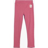 Koton Kız Çocuklar İçin Pembe Lastikli Kaşkorse Pamuklu Basic Tayt Enerjik ve Şık - 5 - 6 Yaş