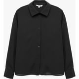 Koton Klasik Yaka Regular Fit Uzun Kollu Gömlek - Siyah - 36