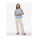 Koton Kolsuz Fiyonklu Önden Bağlamalı Çizgili Peplum Bluz