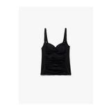 Koton Korse Detaylı Drape Detaylı Askılı Bikini Tankini Üst