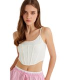 Koton Korse Görünümlü Askılı Pamuklu Slim Fit Büstiyer