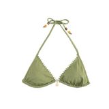Koton Kroşe Detaylı Boncuklu Üçgen Bikini Üstü