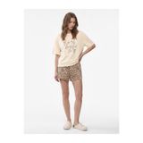 Koton Leopar Desenli Pamuklu Kısa Kollu Şortlu Pijama Takımı
