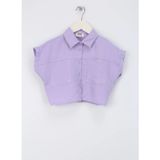 Koton Lila Kız Çocuk Gömlek 4SKG60017AW