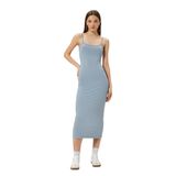 KOTON Maksi İnce Askılı Kalem Elbise Slim Fit