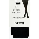 Koton Mat Görünümlü 70 Den Opak Külotlu Çorap - XL - Siyah