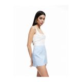 Koton Mavi Kadın Regular Fit Şort 5SAK40457PW