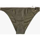 Koton Metal Aksesuarlı Yüksek Bel Bikini Altı - Yeşil - 40