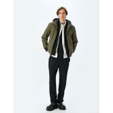 Koton Mevsimlik Ceket Slim Fit Fermuarlı Yeşil 5wam20067hw Yeşil